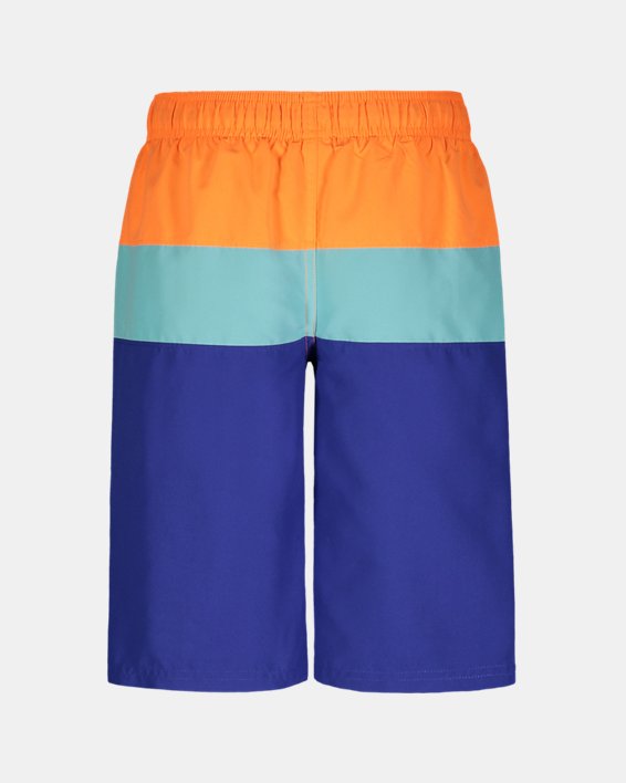 NWT UNDER ARMOUR Angle Drift Boys Volley Swim Trunks Blue/Yellow SELECT SIZE 